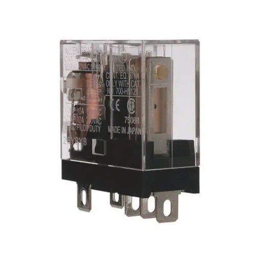 Allen Bradley Plug In Non-Latching Relay, 120V ac Coil, 8A Switching Current, DPDT - 700-HKX2A1 product image