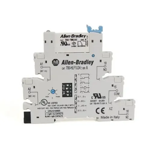 Allen Bradley 700-HL Series Interface Relay Module, DIN Rail Mount, 24V ac/dc Coil, SPDT, 6A Load - 700-HLF1U24 product image