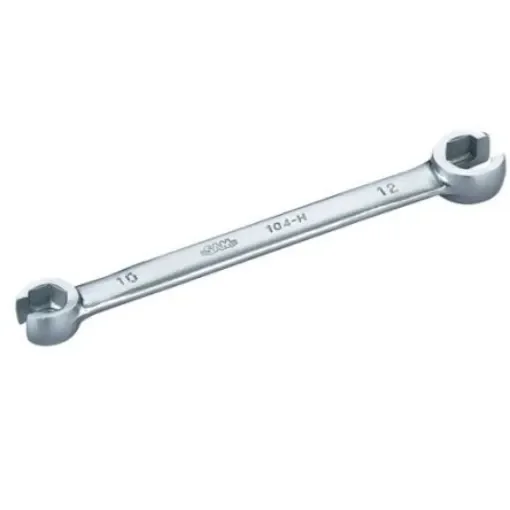 SAM 104-H Series Ring Spanner, 11mm, Metric, No, Double Ended, 172 mm Overall, No - 104-H-11X13 product image