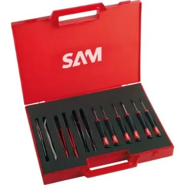 SAM 12 Piece Electronics Tool Kit with Box - 276-J12 product image