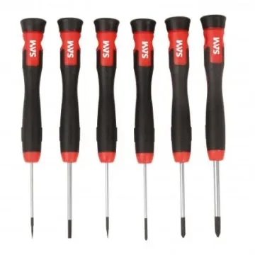SAM Phillips Precision Screwdriver Set, 6-Piece - 276-J6 product image