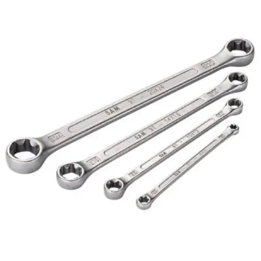 SAM 4-Piece Spanner Set, 6 x 8 mm, 10 x 12 mm, 14 x 18 mm, 20 x 24 mm, Chrome Vanadium Steel - 9T-J4 product image