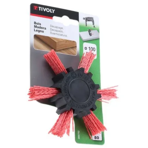 Tivoly Nylon Circular Abrasive Brush, 100mm Diameter - XT20222000782 product image