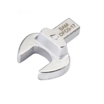 SAM DFC0 Series Spanner Head, 17.5 mm, 9 x 12mm Insert, Chrome Finish - DFC0-12 product image