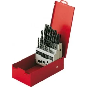 SAM 25-Piece Twist Drill Bit Set for Metal, 13mm Max, 1mm Min, High Speed Steel Bits - F1-C25 product image