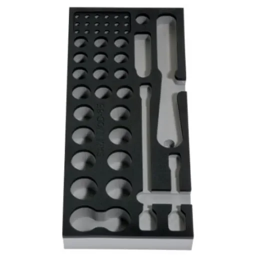 SAM Foam Tool Tray, inner Dimensions 405 x 180 x 40mm, W 180mm, L 405mm, H 40mm - MOD-65 product image