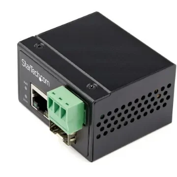 StarTech.com RJ45, SFP Ethernet Media Converter, Single Mode, Multi Mode, 10 Mbps, 100 Mbps, Full Duplex 100m - IMC100MSFP product image