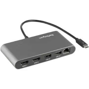 StarTech.com Dual Monitor 4K Thunderbolt 3 Docking Station with HDMI - 2 x USB ports, USB A - TB3DKM2HDL product image
