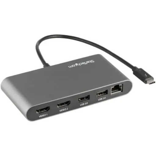 StarTech.com Dual Monitor 4K Thunderbolt 3 Docking Station with HDMI - 2 x USB ports, USB A - TB3DKM2HDL product image