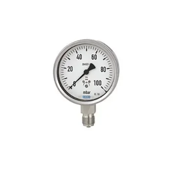 WIKA G 1/2 Analogue Pressure Gauge 0.016bar Bottom Entry 100mm Outside Diameter - 9878507 product image