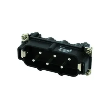 Amphenol Industrial Heavy Duty Power Connector Insert, 42A, Male, Heavy Mate C146 Series, 6 Contacts - C146 10A006 102 5 product image