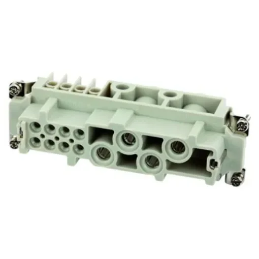 Amphenol Industrial Heavy Duty Power Connector Insert, 40A, Female, Heavy Mate C146 Series, 12 Contacts - C146 10B012 100 13 product image