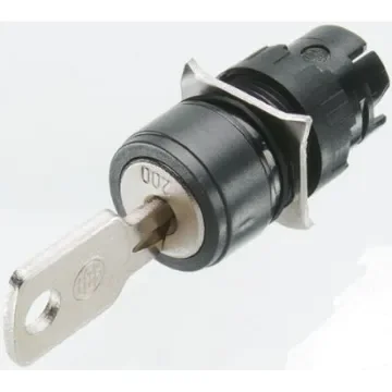 Schneider Electric Harmony XB6 3-position Key Switch Head, Latching, 16mm Cutout - ZB6AGD product image