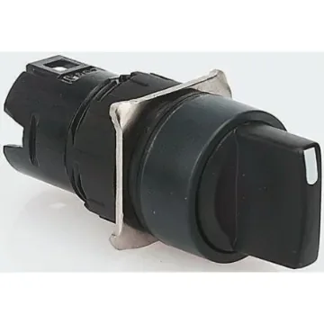 Schneider Electric Harmony XB6 Series 3 Position Selector Switch Head, 16mm Cutout, Black Handle - ZB6AD27 product image