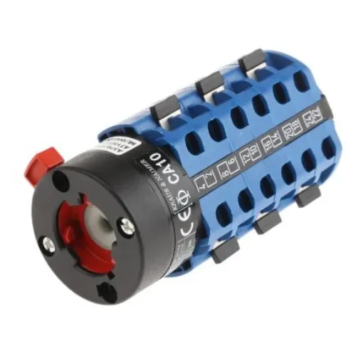 Kraus & Naimer, 6P 2 Position 60° Double Throw Cam Switch, 20A - CA10.A370/GBA001.*FT product image