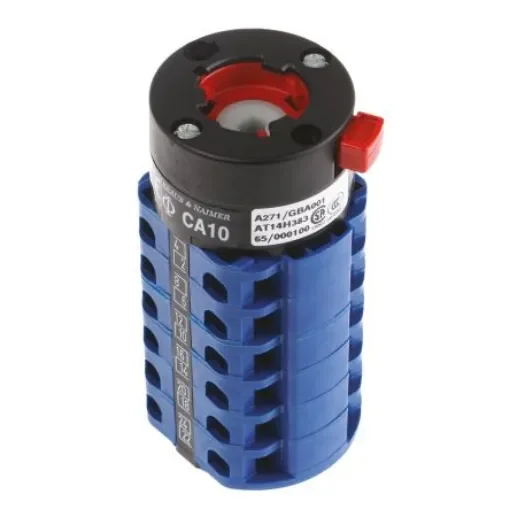 Kraus & Naimer, 3P 4 Position 60° Multi Step Cam Switch, 20A - CA10.A271/GBA001.*FT product image