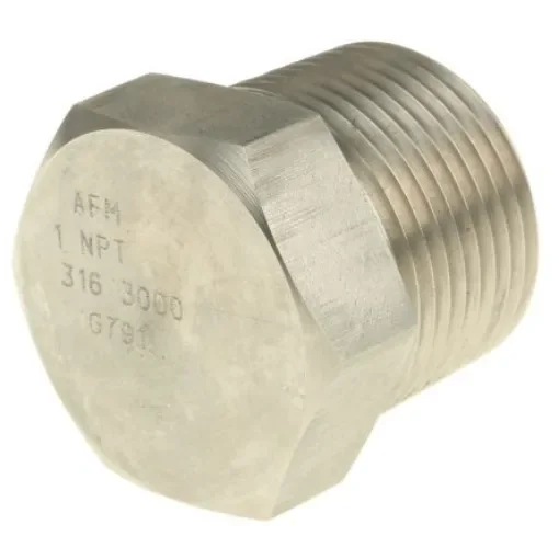 RS PRO Stainless Steel Pipe Fitting Hexagon Plug, Male NPT 1in - 2226620 product image