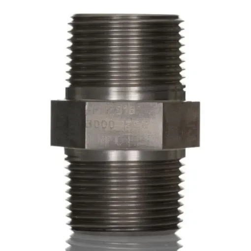 RS PRO Stainless Steel Pipe Fitting Hexagon Nipple Joint, Male NPT 1in x Male NPT 1in - 2226658 product image
