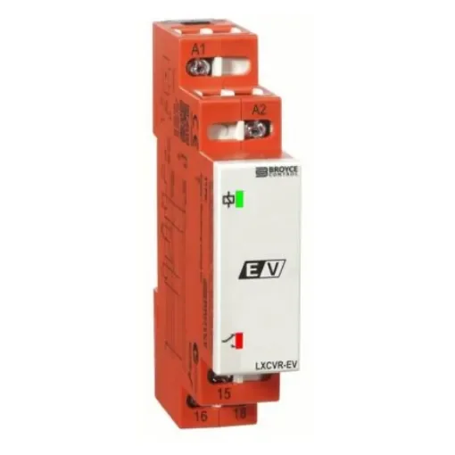 Broyce Control Phase, Voltage Monitoring Relay, 1 Phase, SPDT, DIN Rail - LXCVR-EV 230VAC product image