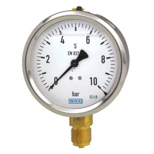WIKA G 1/4 Analogue Pressure Gauge 600bar Bottom Entry 63mm Outside Diameter - 9023461 product image