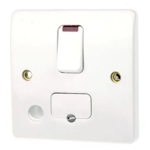MK Electric 13A 1 Gang Switched Fused Spur - K1070 WHI product image