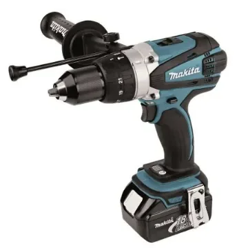 Makita DHP458Z Keyless 18V Cordless Combi Drill Li-Ion, Type G - British 3-Pin - DHP458RTJ product image