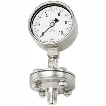 WIKA NPT 1/2 Analogue Pressure Gauge 1bar Bottom Entry 100mm Outside Diameter - 14200421 product image