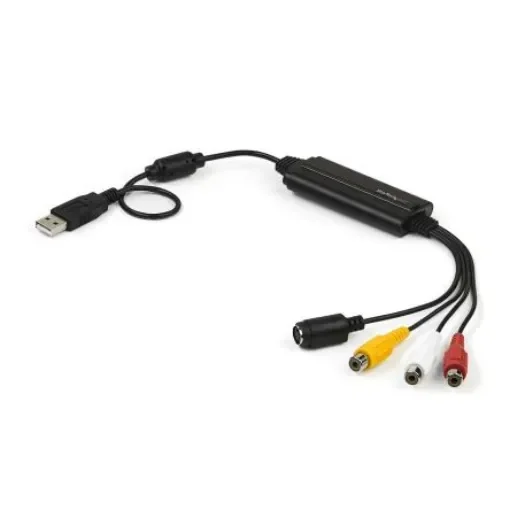 StarTech.com Composite, Audio RCA, S-Video to USB Video Converter, 720 x 480, 720 x 576 Maximum Resolution - SVID2USB232 product image