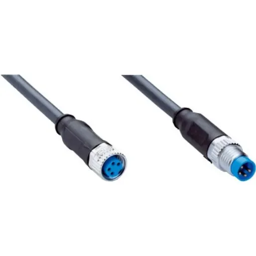 SICK Straight Female 4 way M8 to Straight Male 4 way M8 Sensor Actuator Cable, 5m - YF8U14-050UA3M8U14 product image