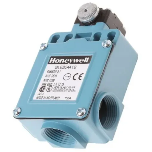 Honeywell GLE Series Limit Switch, 2NO/2NC, IP67, DPDT, Die Cast Zinc Housing, 300V ac Max, 6A Max - GLEB24A1B product image