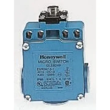 Honeywell GLE Series Plunger Limit Switch, 2NO/2NC, IP67, DPDT, Die Cast Zinc Housing, 300V ac Max, 6A Max - GLEB24B product image