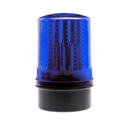Moflash LED201 Series Blue Multiple Effect Beacon, 24 V, Box Mount, Surface Mount, LED Bulb, IP65 - LED201-02-03 product image