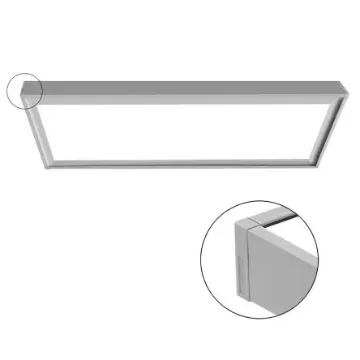 SHOT Rectangular Lamp Surface mounting frame for LED Lamps - LD4PANFRMB product image