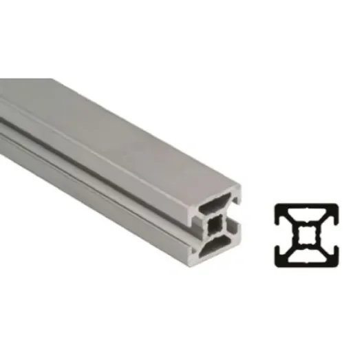 Bosch Rexroth Silver Aluminium Profile Strut, 40 x 40 mm, 10mm Groove, 3000mm Length - 3842993187/3000 product image