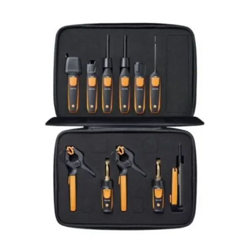 Testo Smart Probes HVAC/R Ultimate kit Wireless Multimeter Kit for Multipurpose Use, ±0.5 (testo 405i) °C, ±0.5 (testo - 0563 0002 32 product image