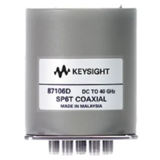 Keysight Technologies RF Switch, SMA Female Connector, 26.5GHz Max, 65dB Isolation, 15000000ns - 87206C-161 product image