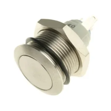 APEM Push Button Switch, Latching, 19.2mm Cutout, 48V dc, IP65 - AV09100EA240K product image