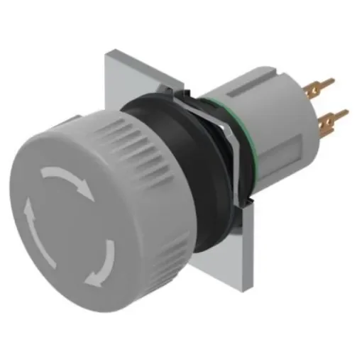 EAO 51 Series Series Maintained Emergency Stop Push Button, 16mm Cutout, SPDT - 51-252.0268 product image