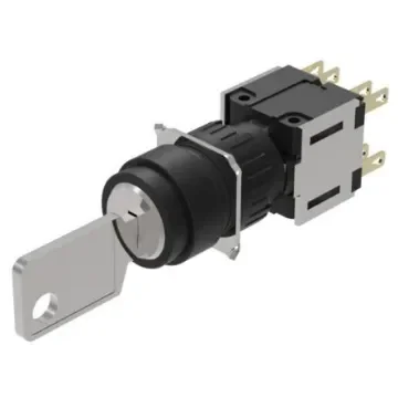 EAO IP65 Key Switch, 2NC+2NO, 5 A 2-Way - 51-372.F22D product image