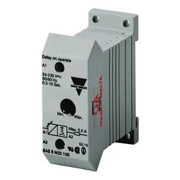 Carlo Gavazzi DIN Rail Mount Timer Relay, 230V ac, 1-Contact, 1-Function, SPST - EASSM231M product image