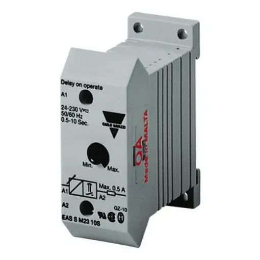 Carlo Gavazzi DIN Rail Mount Timer Relay, 230V ac, 1-Contact, 1-Function, SPST - EASSM231M product image