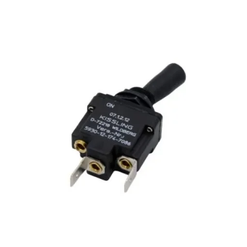 TE Connectivity Toggle Switch, Through Hole Mount, On-Off, SPST, Quick Connect Terminal - 07-1-2-12 product image