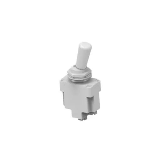 TE Connectivity Toggle Switch, Through Hole Mount, (On)-Off, SPST, Screw Terminal - 08-1-1-12 product image