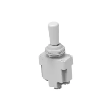 TE Connectivity Toggle Switch, Through Hole Mount, (On)-Off-(On), SPDT, Screw Terminal - 08-1-1-17 product image