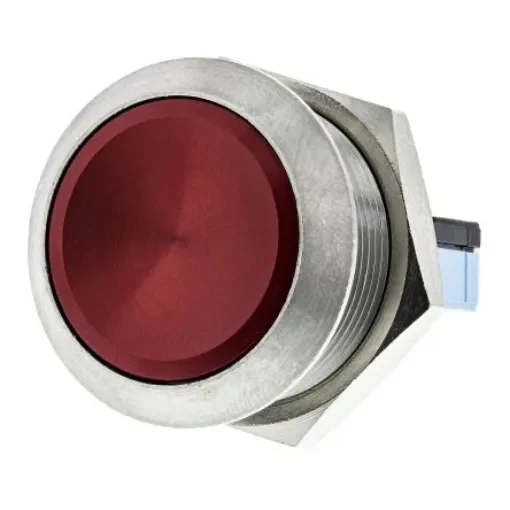 APEM Push Button Switch, Momentary, Panel Mount, 19.2mm Cutout, SPDT, 250V ac, IP65 - AV22LC462 product image