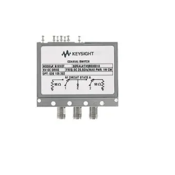 Keysight Technologies RF Switch, SPDT, SMA Female Connector, 26.5GHz Max, >90.0dB Isolation, 15000000ns, 50O Output - N1810TL-020-124-201 product image