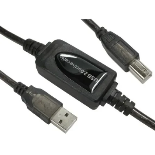 NewLink USB 2.0, Male USB A to Male USB B, 20m - USB2-PREXT20M product image