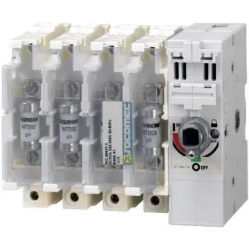 Socomec Fuse Switch Disconnector, 4 Pole, 160A Max Current - 38316016 product image