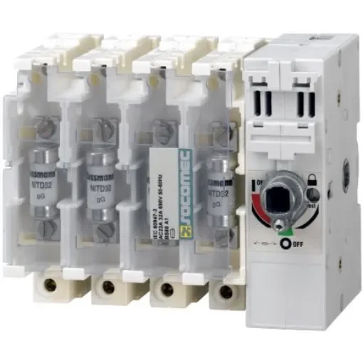 Socomec Fuse Switch Disconnector, 4 Pole, 160A Max Current - 38316016 product image