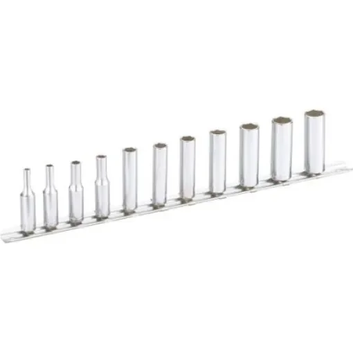 SAM 11-Piece Metric 1/4 in Deep Socket Set, 6 point - RHL-J11R product image